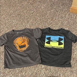 Under Armour Black Short Sleeve Tee with Logo